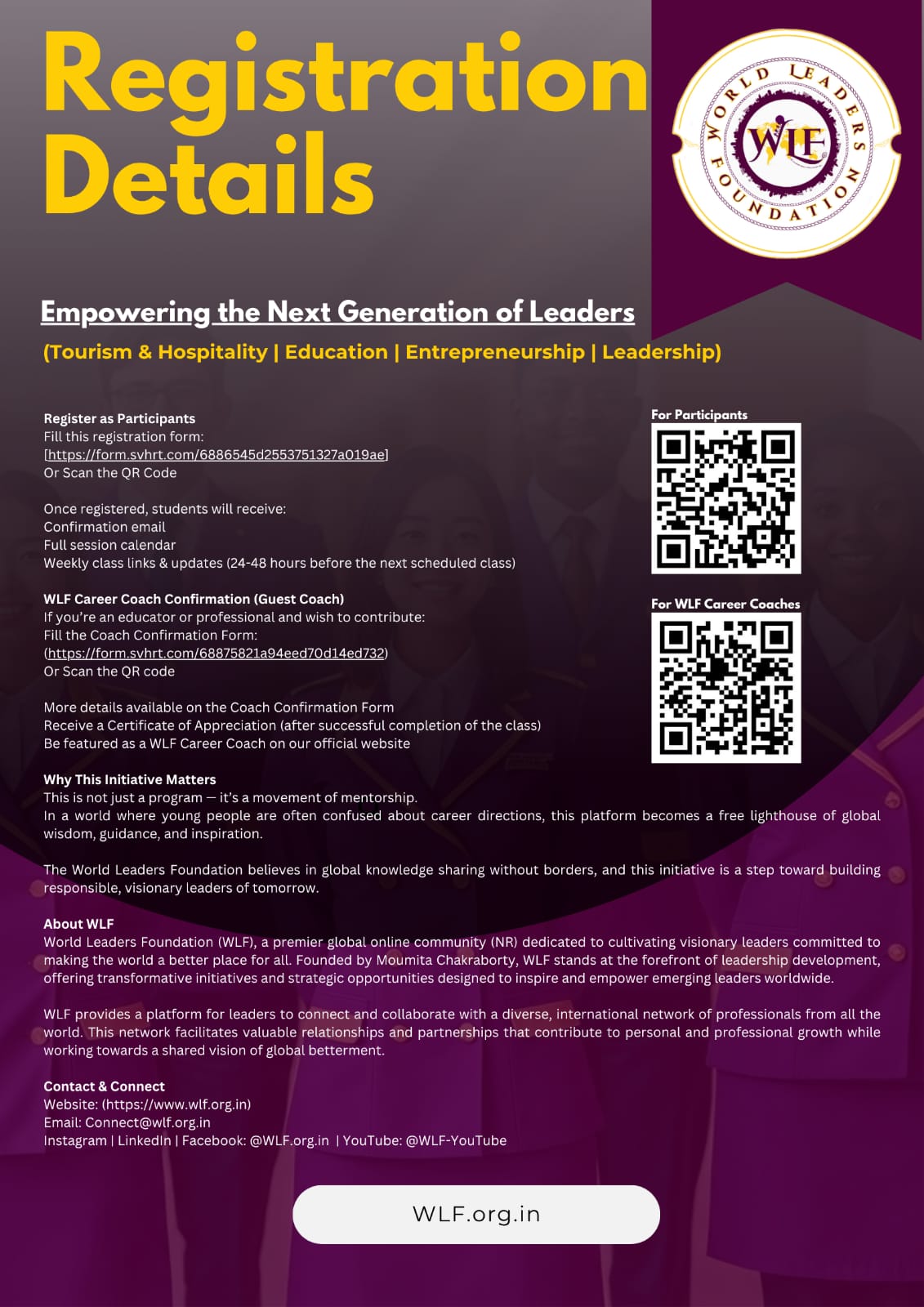 WLF-global-career-coaching-registration Details